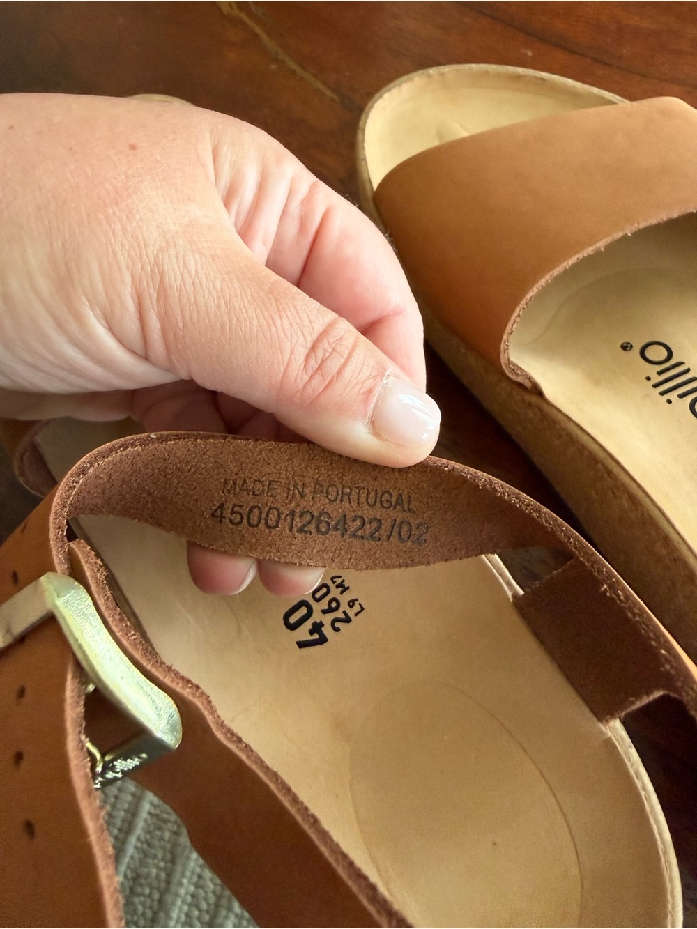 Birkenstock Papillio Geneva Women’s Brown Ankle-Strap Cork Sandals - Picture 4 of 5